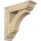 Ekena Millwork Imperial Traditional Rough Sawn Bracket w/ Offset Brace, Douglas Fir, 6"W x 20"D x 20"H BKT0604X20X20IMP01RDF - alternate 1
